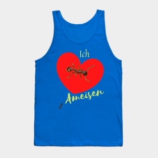 I Love Ants Insects Nature Tank Top